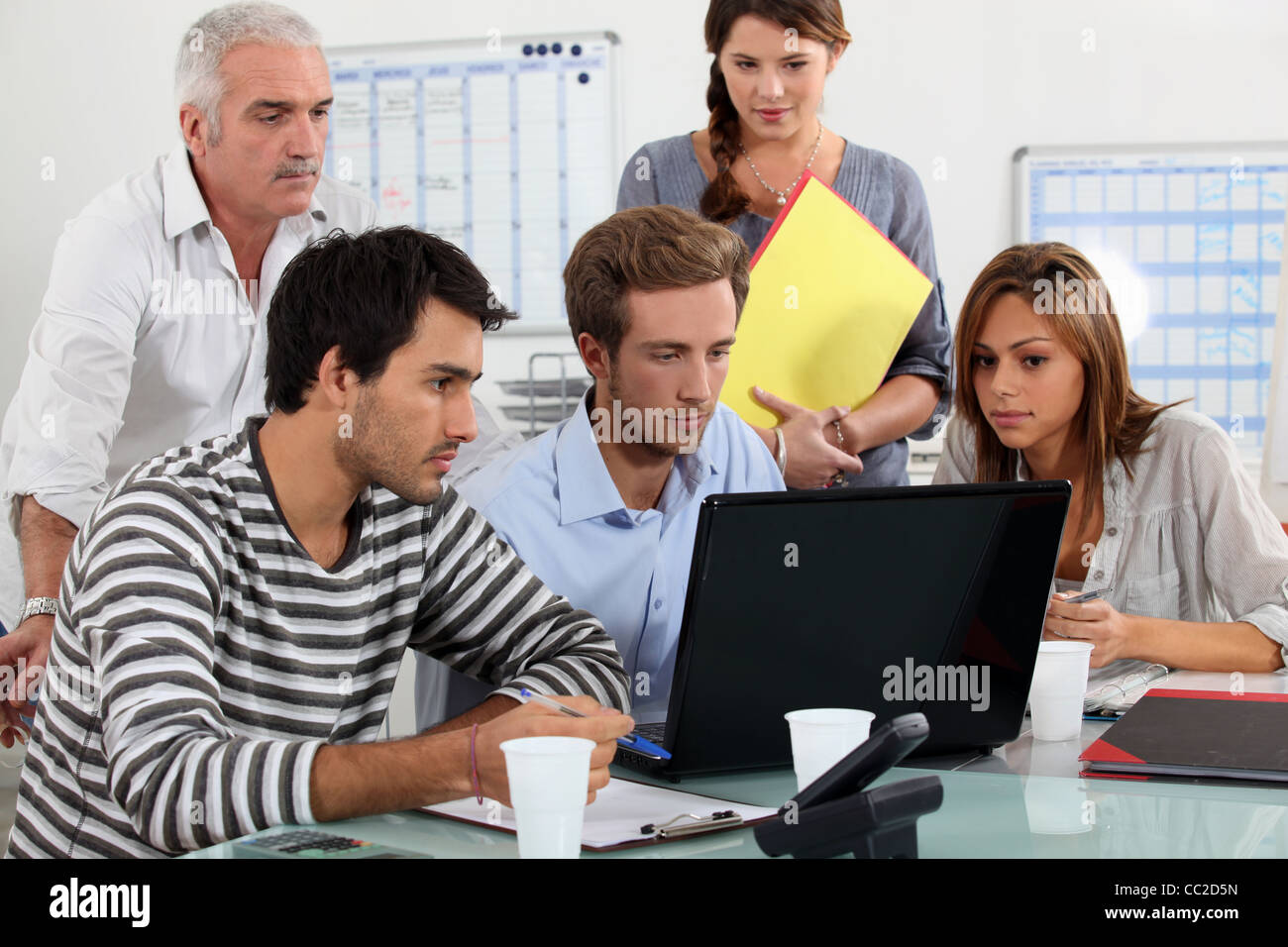 office workers Stock Photo, Royalty Free Image 41850865 Alamy