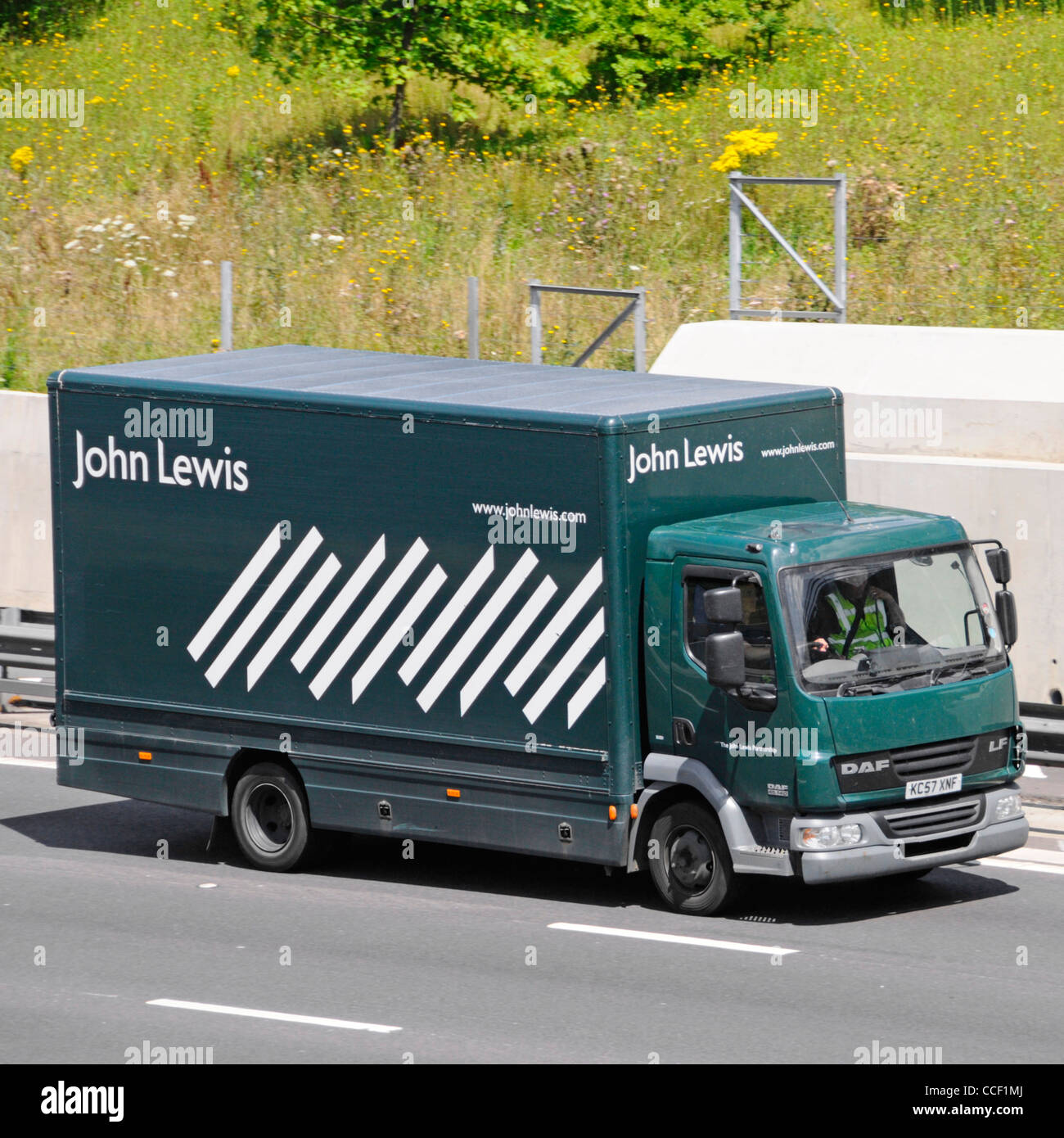 John Lewis delivery van on motorway Stock Photo 42127250 Alamy