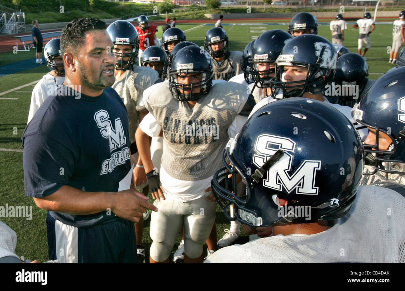 October 1, 2008, San Marcos, CA, USASan Marcos High School football