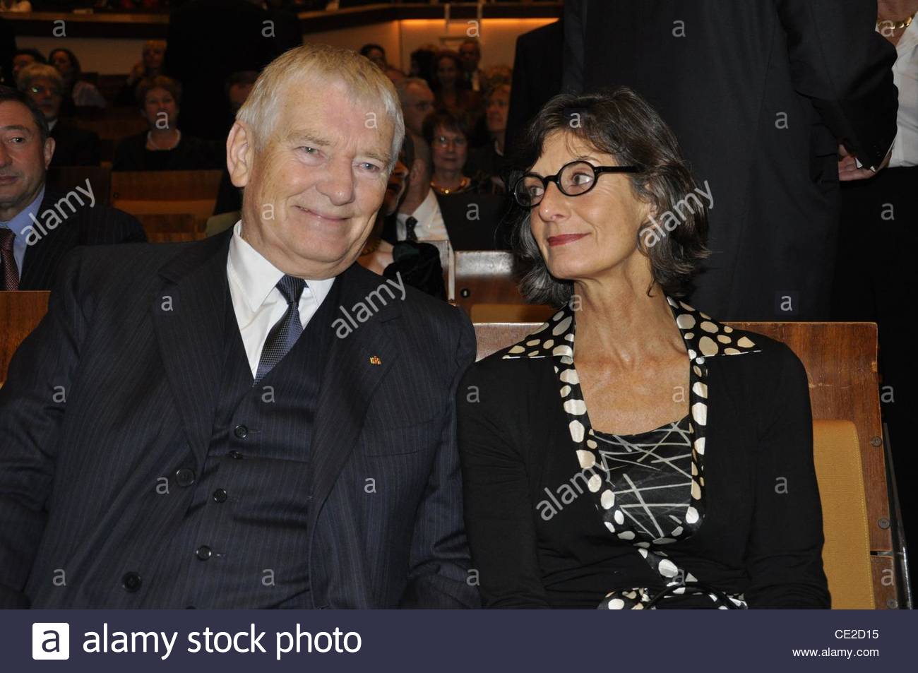 Otto Schily and wife Linda at the Mariinsky gala concert Stockfoto