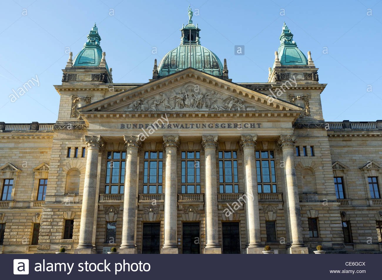 bundesverwaltungsgericht-federal-supreme-court-leipzig-saxony-stock