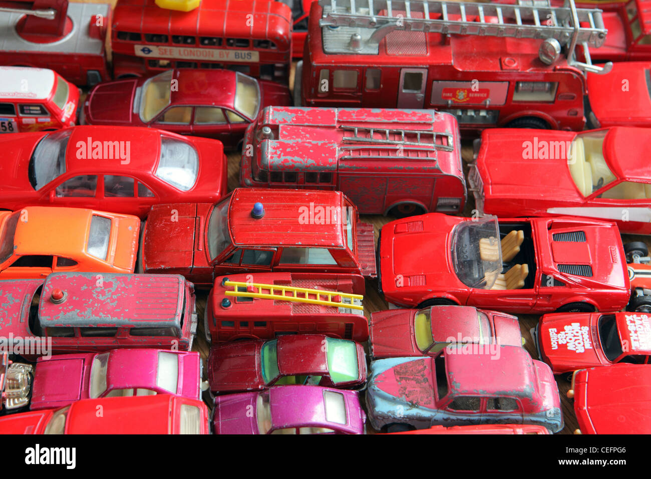 Different Shades Of Red traffic jam of red model cars, all different shades of red, home Different Shades Of Red traffic jam of red model cars, all different shades of red, home