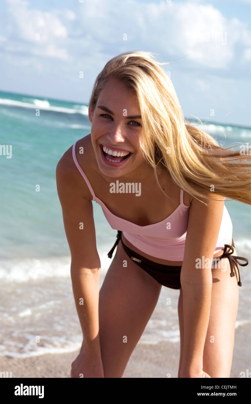 Brown Pink Bikini 51