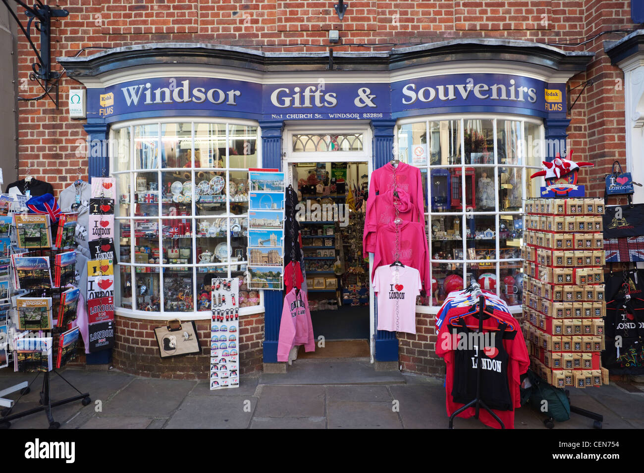 England, Berkshire, Windsor, Gift Shop Stock Photo, Royalty Free Image
