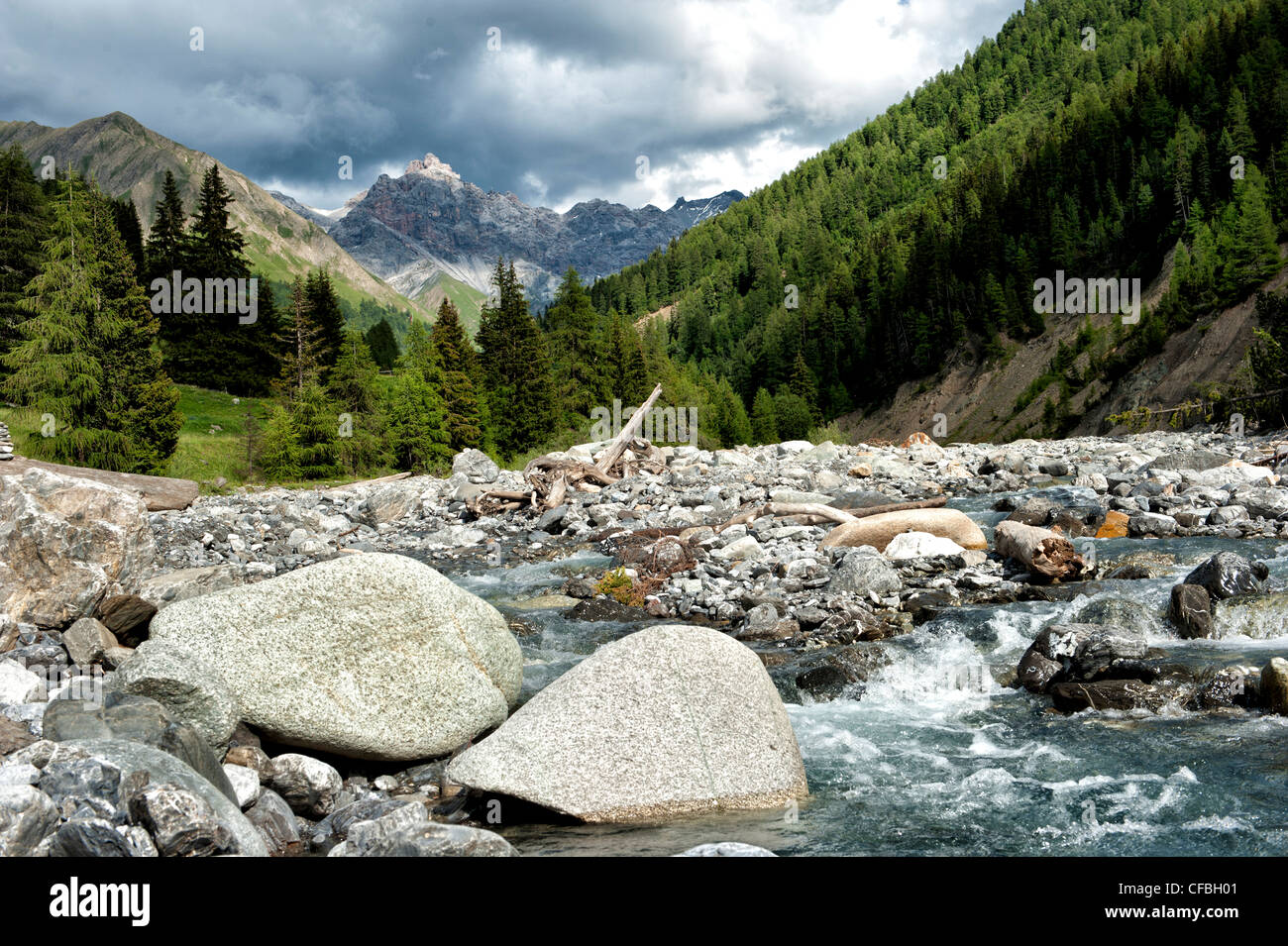creek, brook, brook bed, beck, creek bed, bedload, bed load, mountain