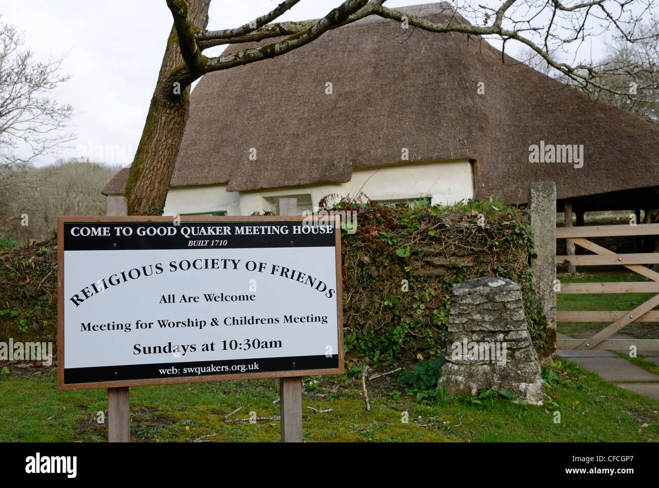 A Quaker meeting house in the hamlet of " come to good " near truro