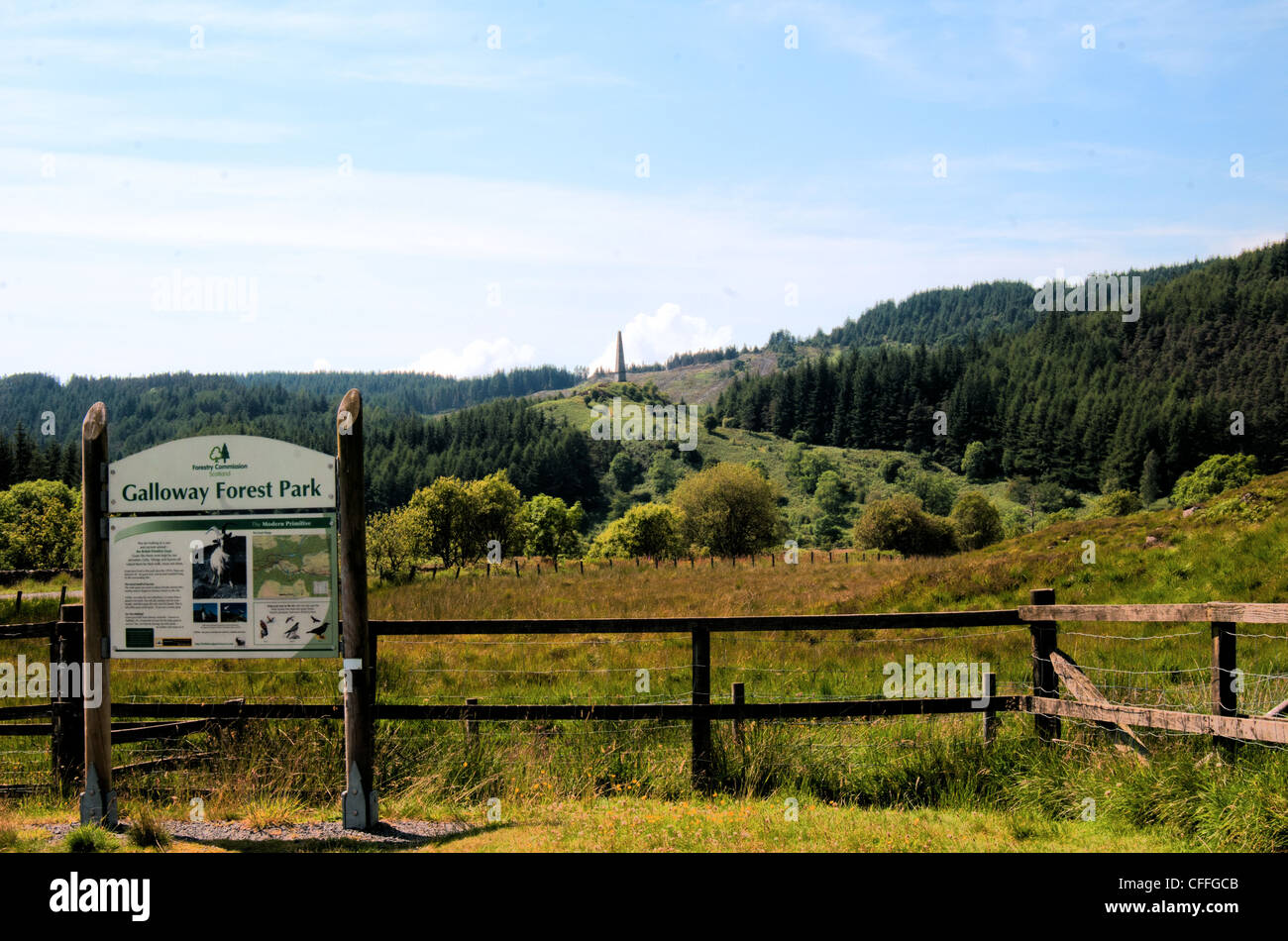 Dumfries And Galloway Scotland Clatteringshaws Galloway Forest Park And