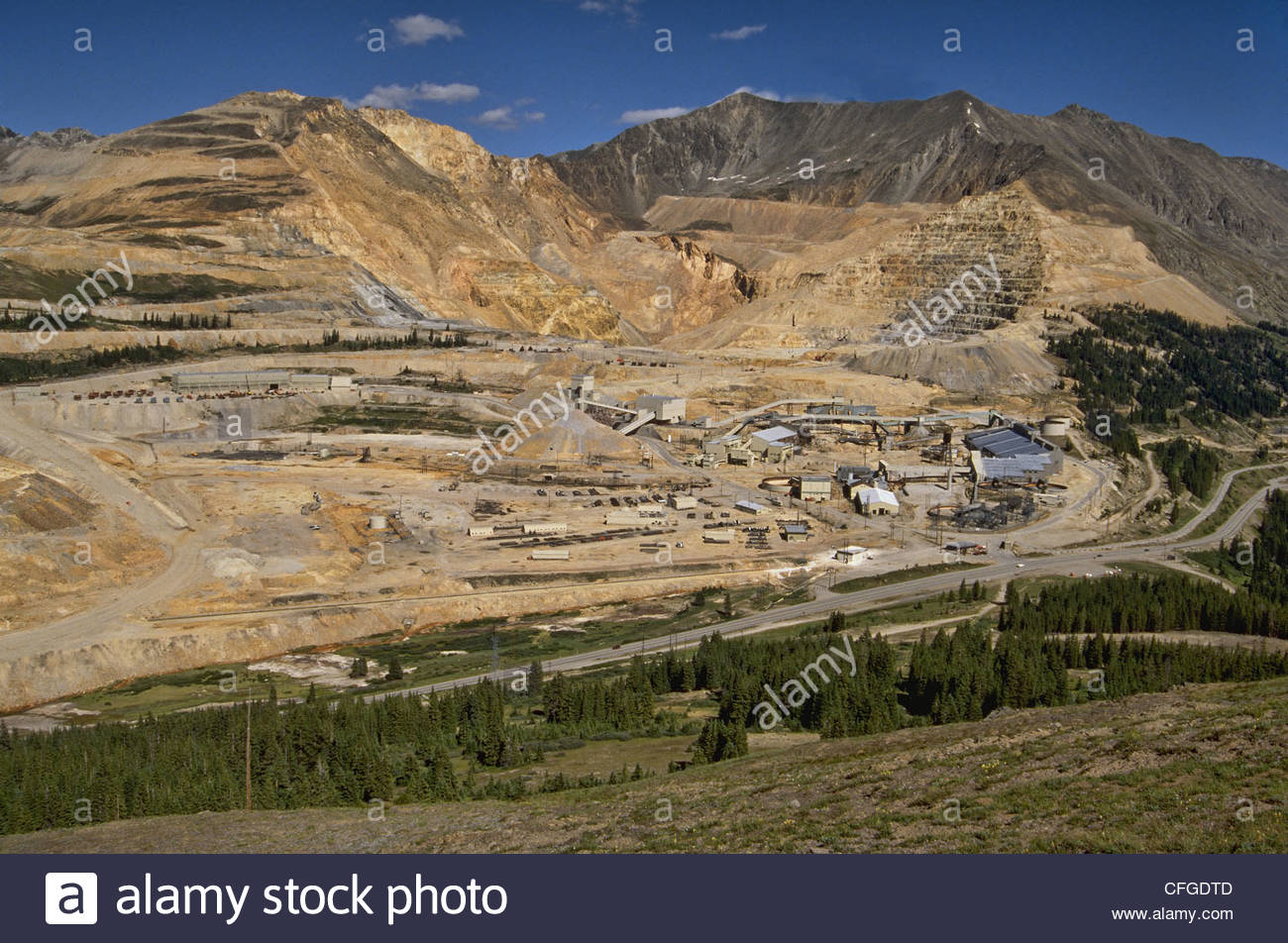 Climax molybdenum mine between Copper Mountain and Leadville Stock