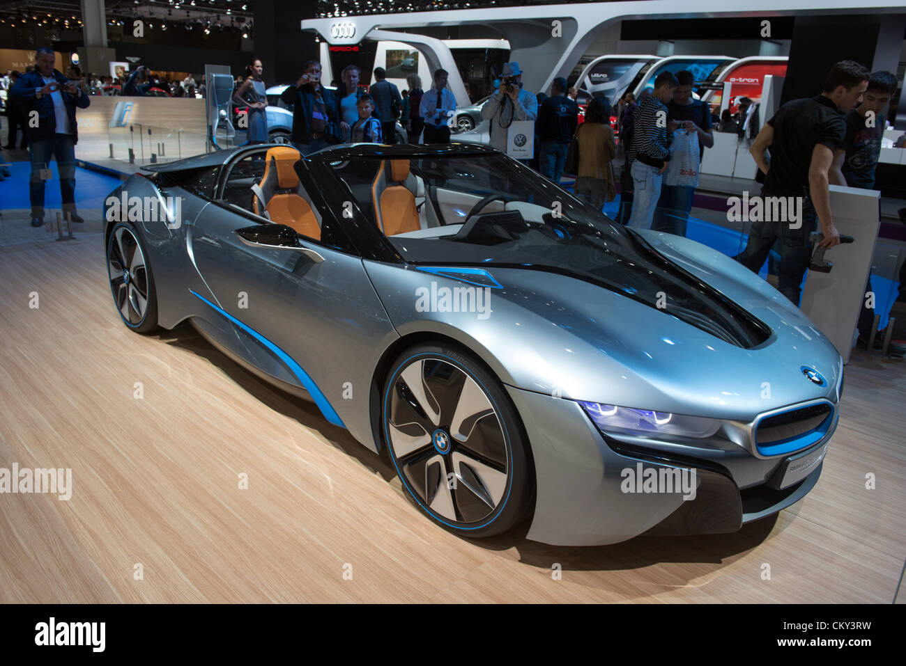 MOSCOW, RUSSIA - August 31: Moscow International Automobile Salon ... MOSCOW, RUSSIA - August 31: Moscow International Automobile Salon ...