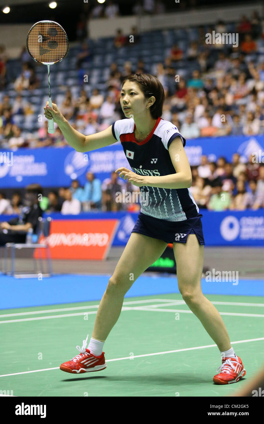 Reiko Shiota (JPN), SEPTEMBER 20, 2012 Badminton Yonex Open Stock