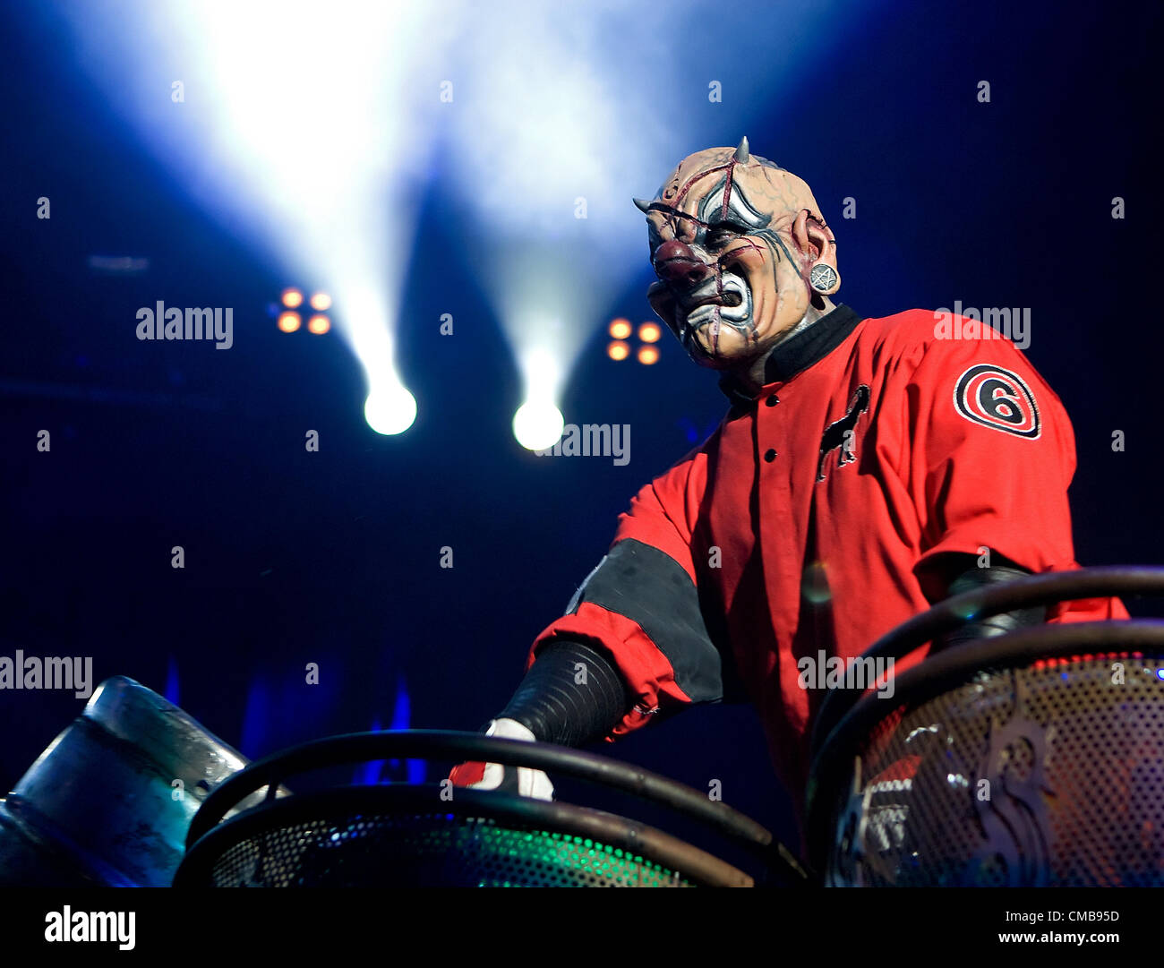 July 8, 2012 Englewood, CO, USA Slipknot percussionist SHAWN Stock