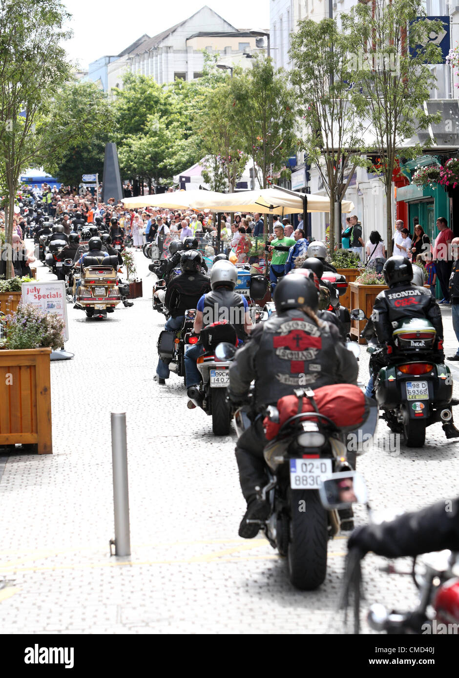 Waterford Motorcycle Fest 2012 Ireland Stock Photo, Royalty Free Image