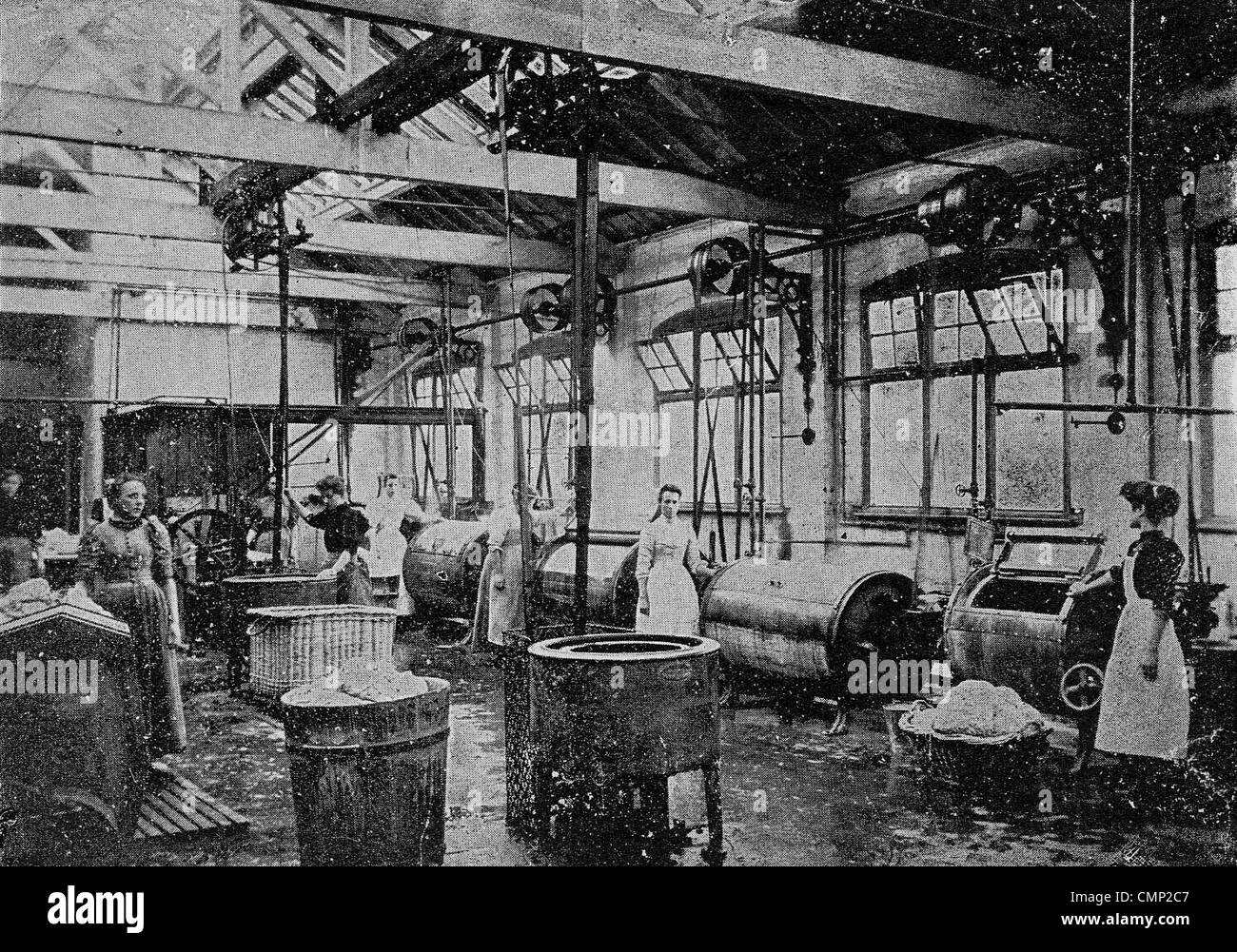 Wash House, Wolverhampton Steam Laundry, Wolverhampton, late 19th Stock