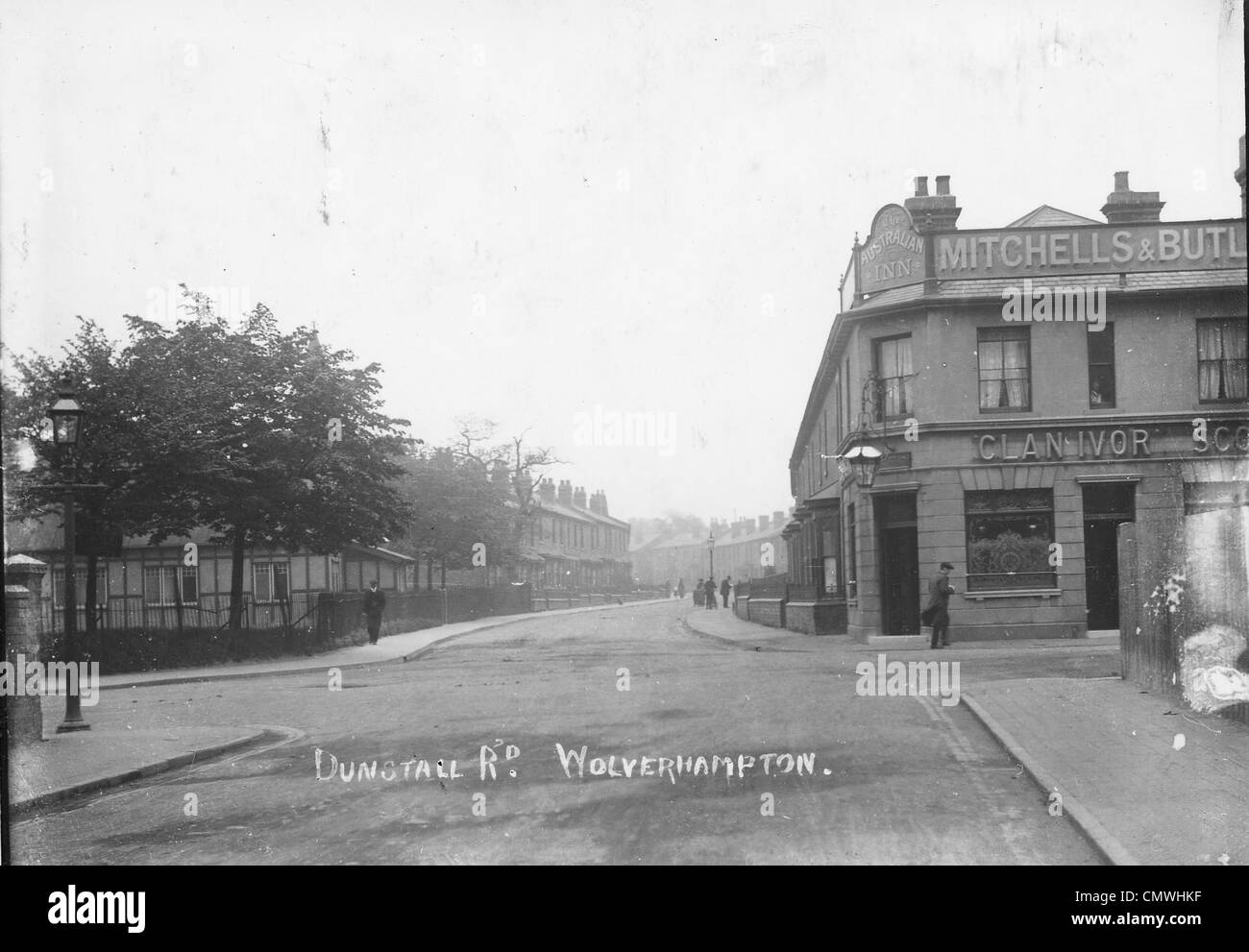 Dunstall Road, Wolverhampton, Early 20th cent. Dunstall Road showing