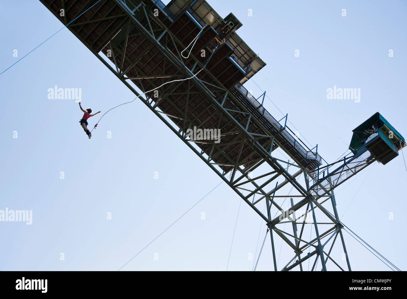 Bungy Jumping From Aj Hackett Bungy Tower Smithfield Cairns