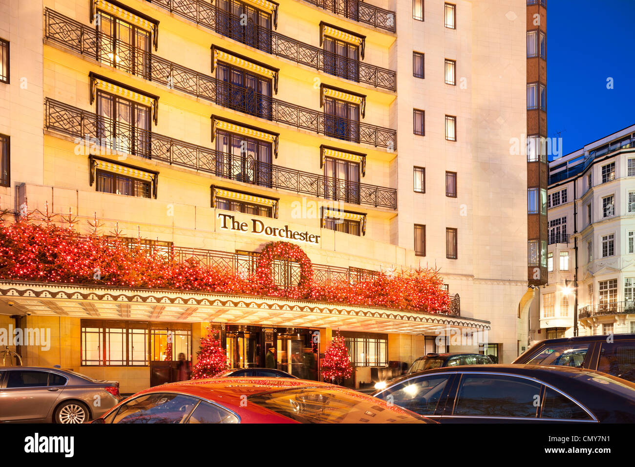 The Dorchester Hotel Park Lane London with Christmas 