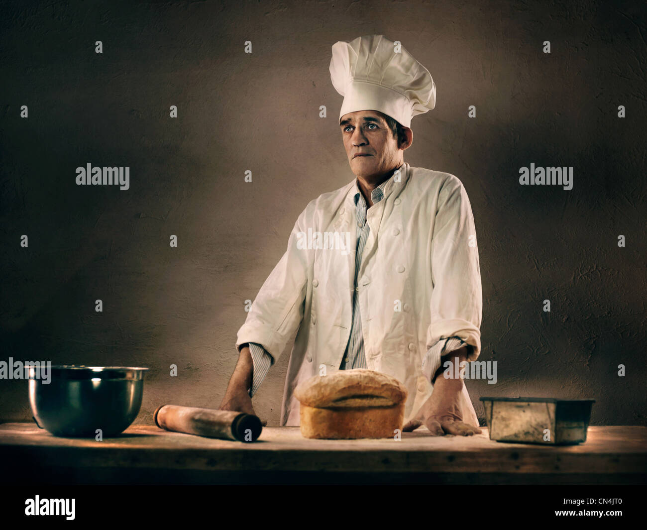 Portrait of a baker Stock Photo, Royalty Free Image 47431104 Alamy