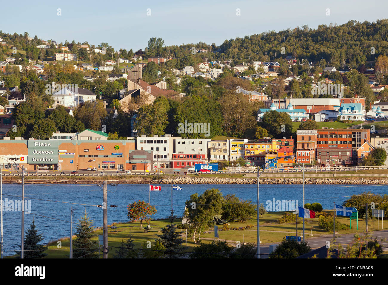 Canada, Quebec Province, Gaspe Peninsula, Gaspe, general view of the