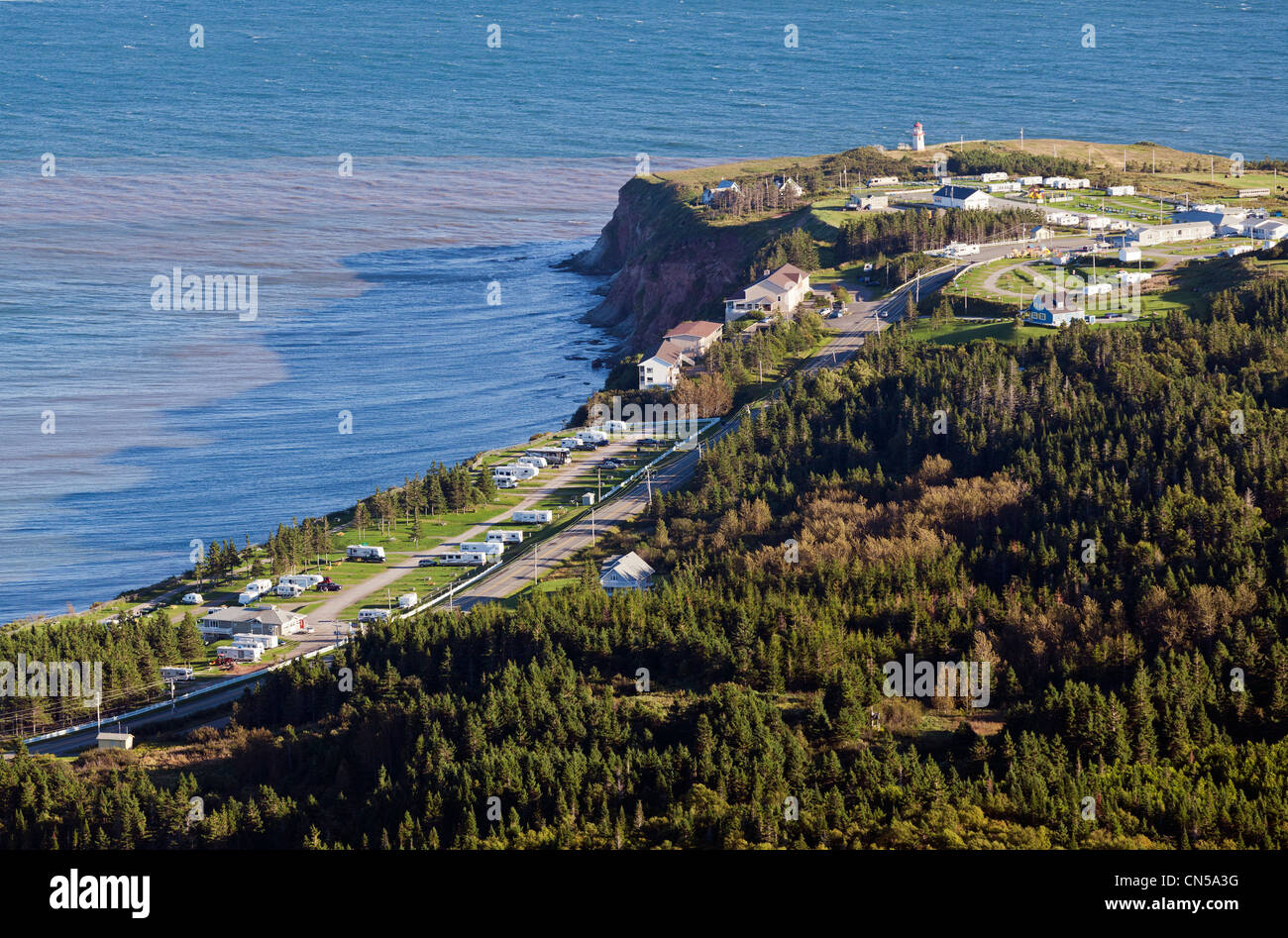 Canada, Quebec Province, Gaspe Peninsula, Perce, Anse à Beaufils Stock