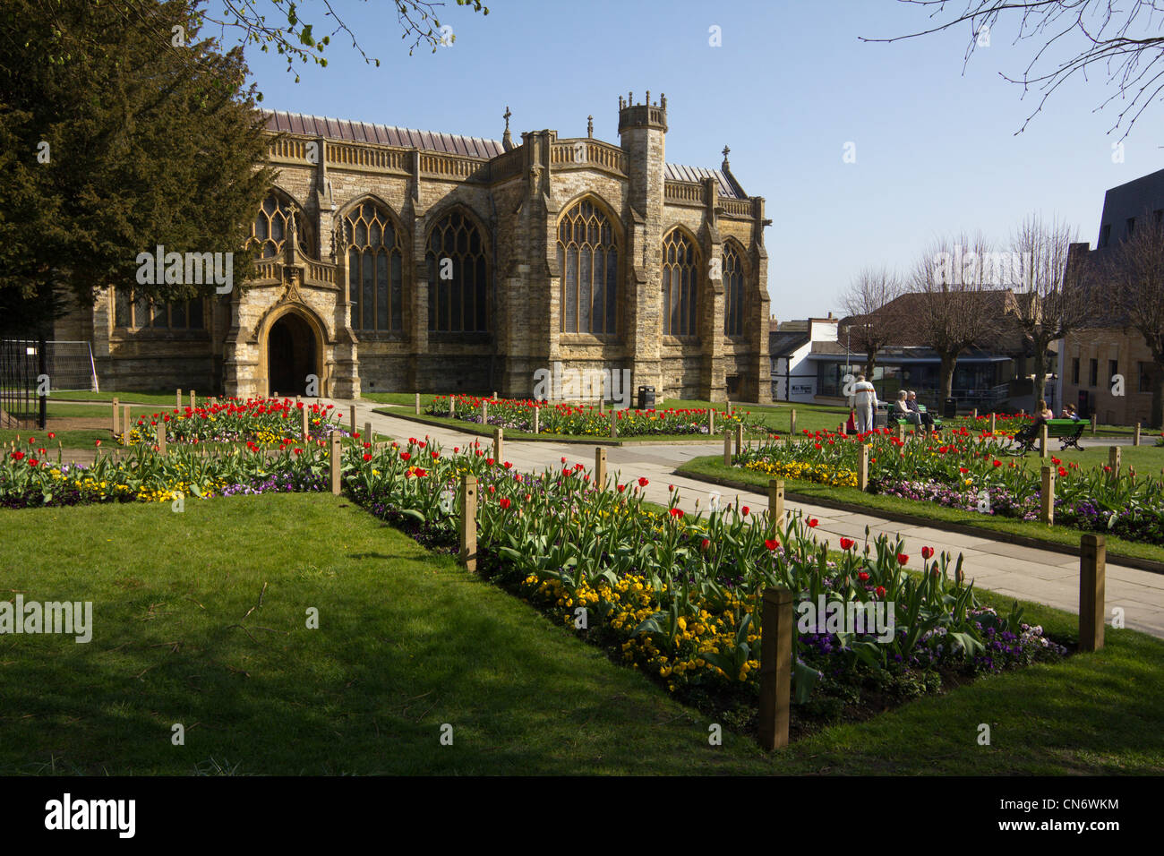 yeovil town centre high street shops somerset england uk Stock Photo