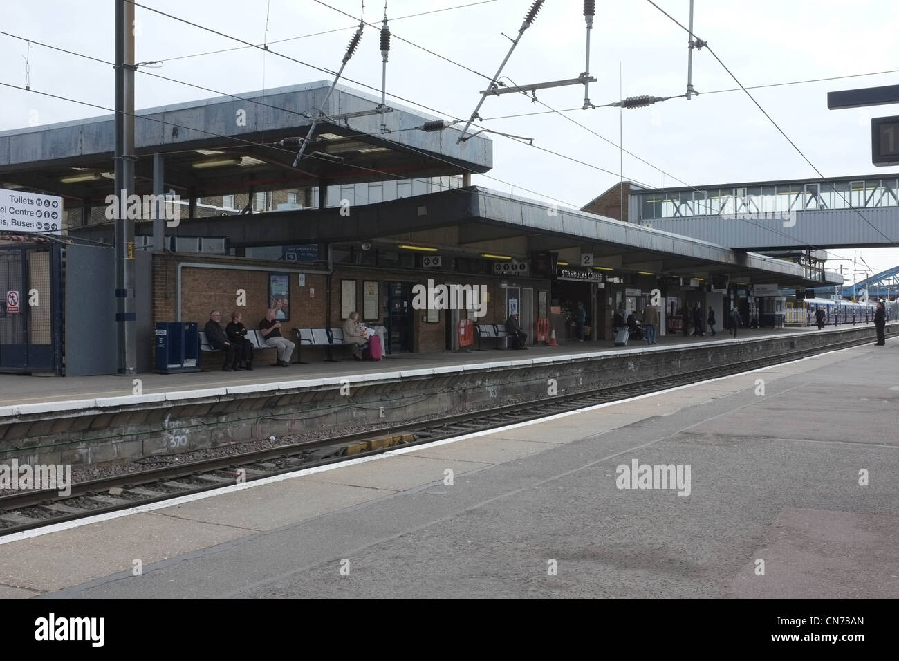 Peterborough Railway Station Stock Photo, Royalty Free Image 47484829