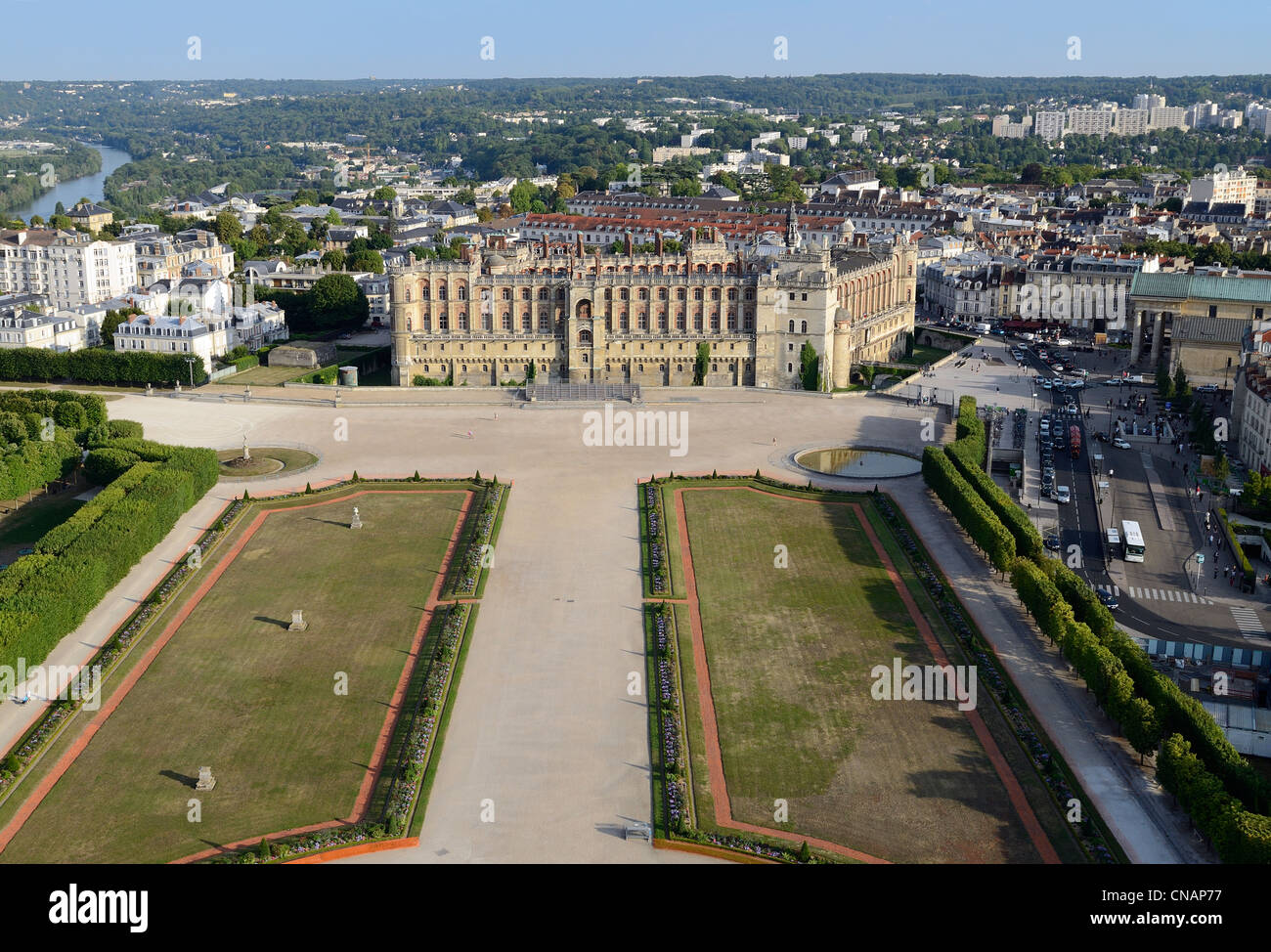 France, Yvelines, Saint Germain en Laye, the castle, headquarters of