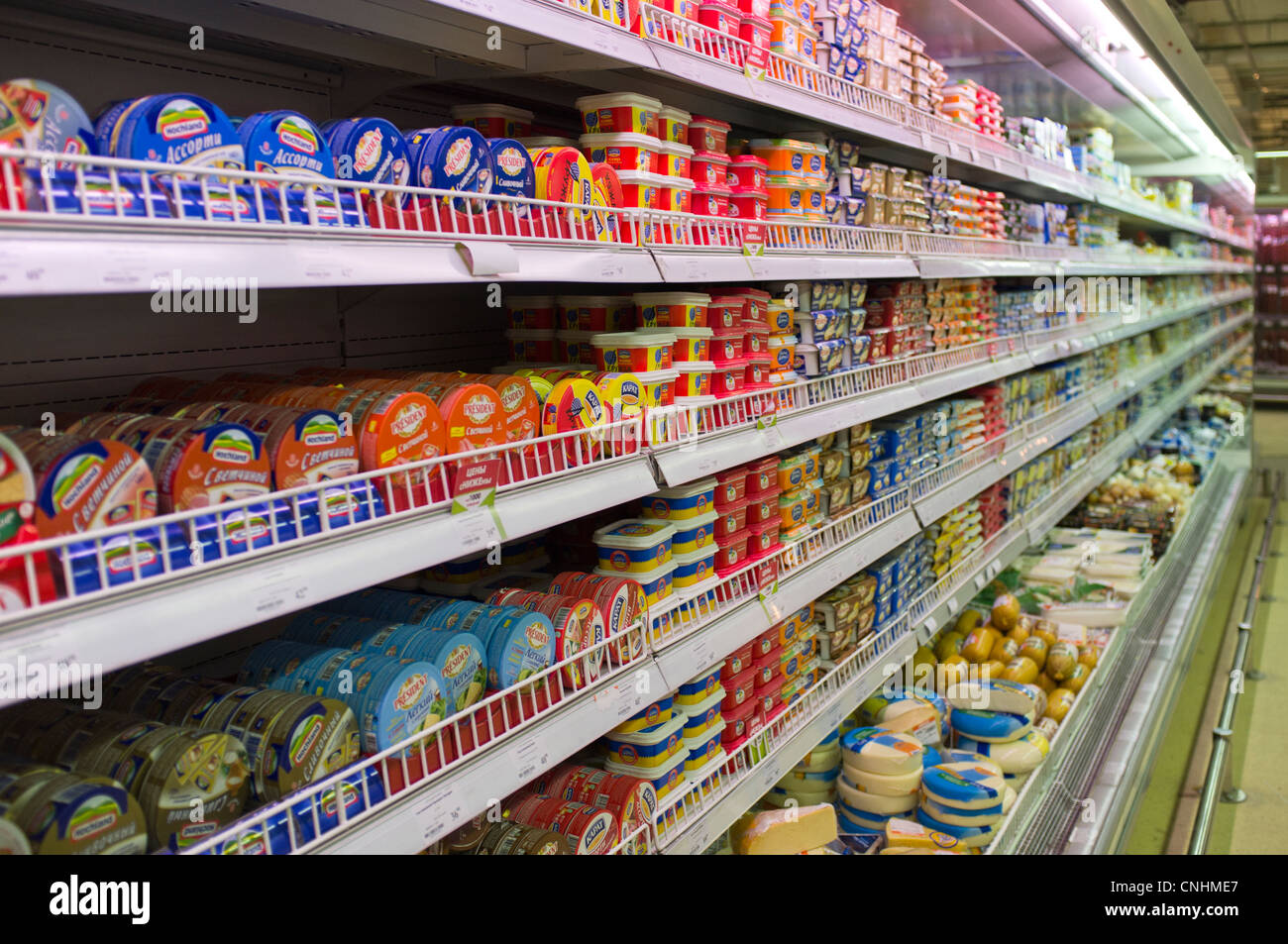 Inside of Russian supermarket Stock Photo, Royalty Free Image 47717775
