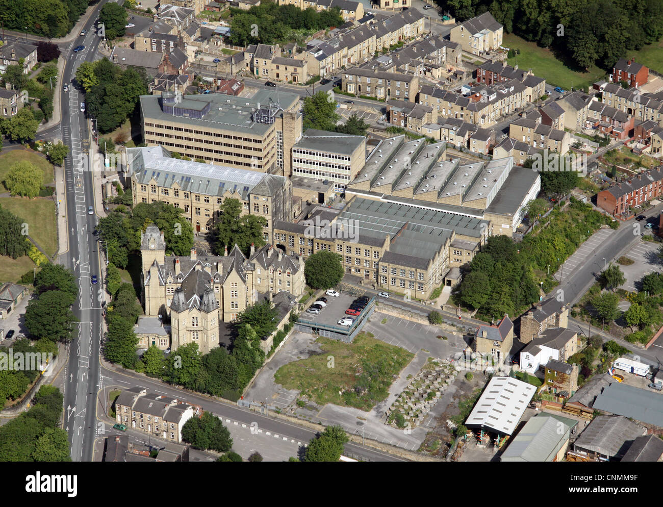 aerial view of Kirklees College, Dewsbury Stock Photo 47783499 Alamy