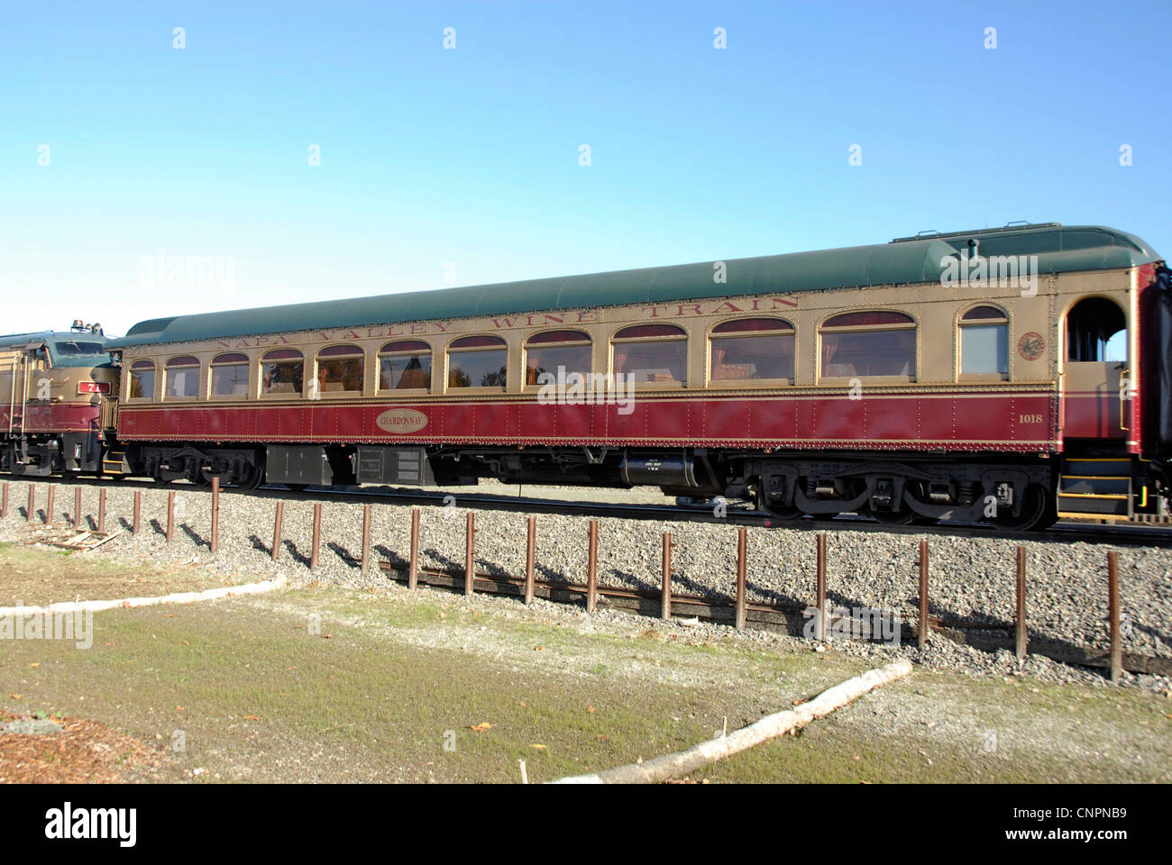 Napa Wine Train Excursion In Napa Valley California Stock Photo Alamy