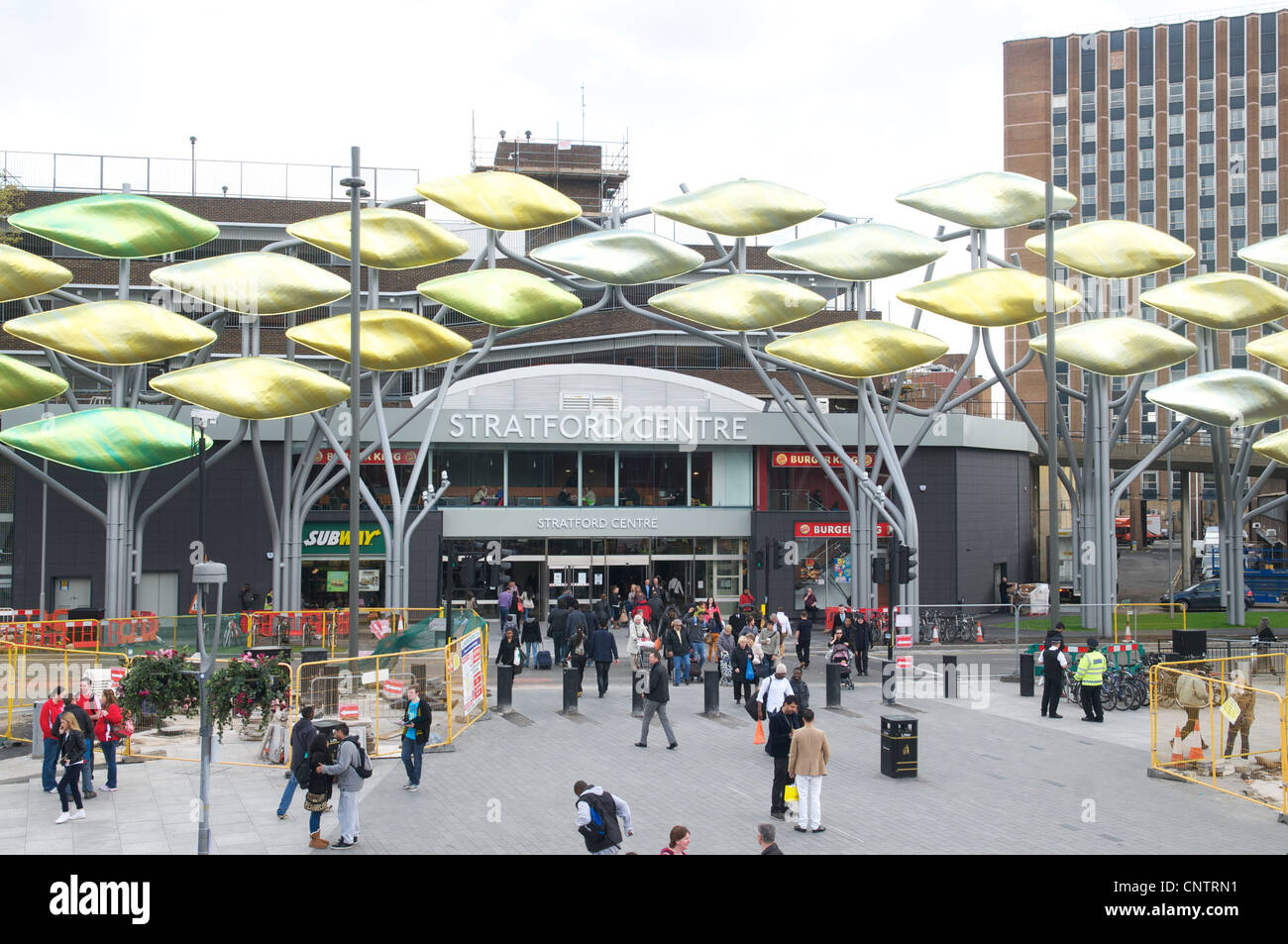 The Shoal Artwork and Stratford Shopping Centre, Stratford Town Stock