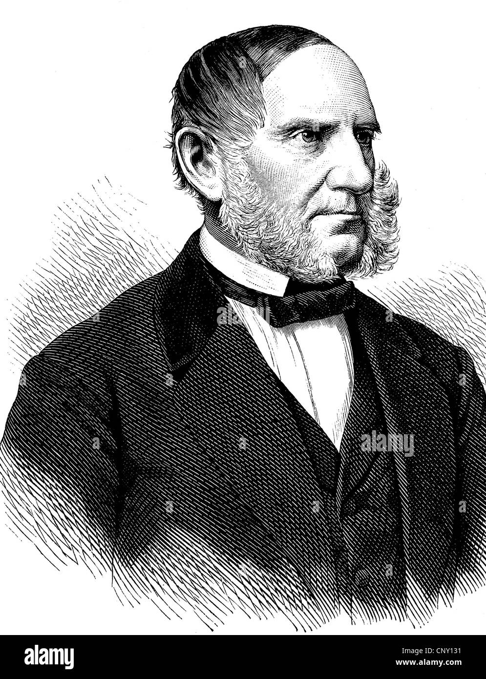 Anton Ritter von Schmerling, 1805 - 1893, an Austrian politician and lawyer, ...