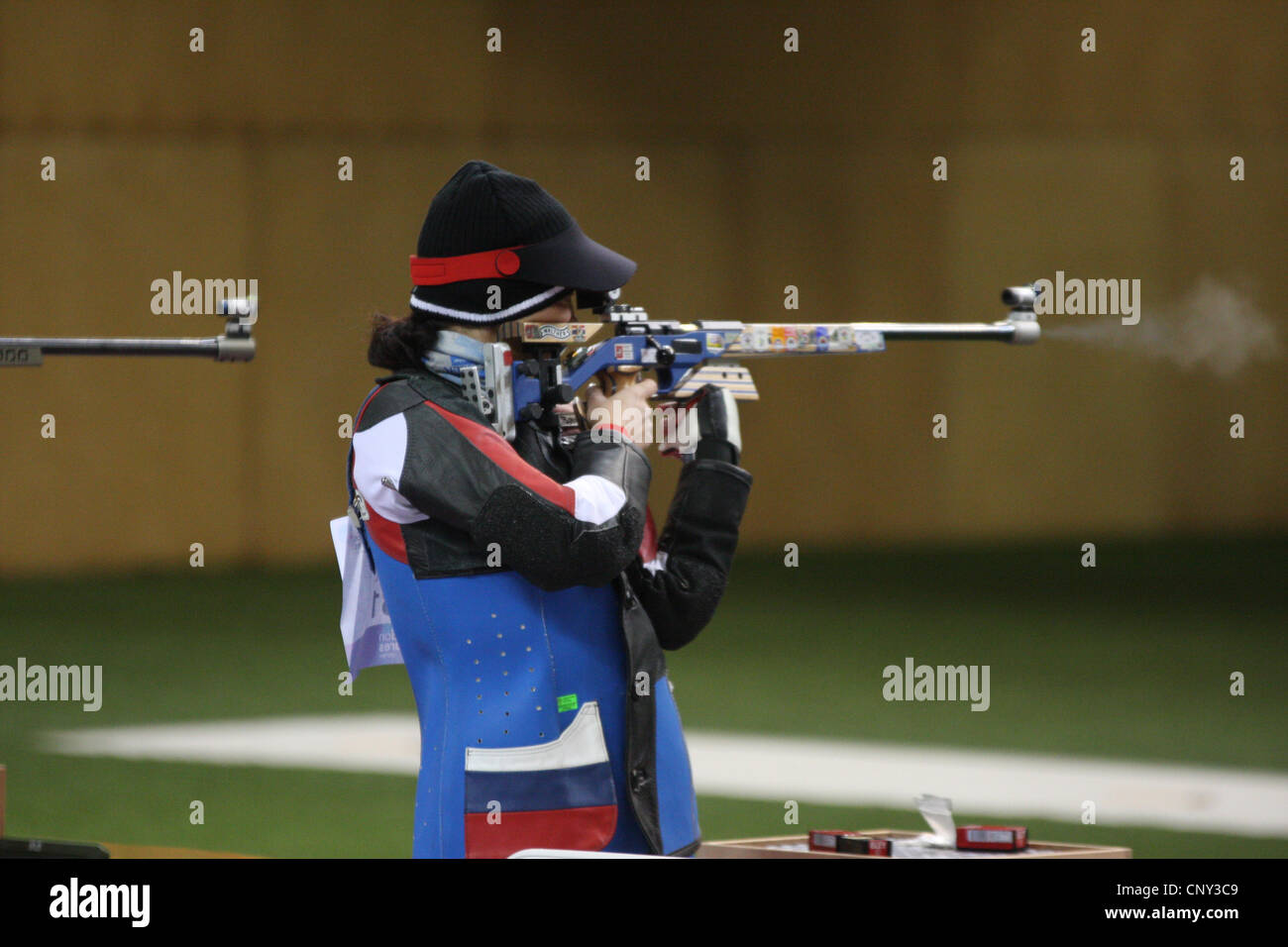 Lioubov GALKINA of Russia in the womens 50m RIFLE at the ISSF Stock