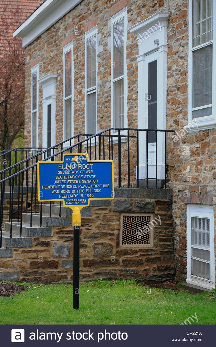 Building where Elihu Root was born, Hamilton College, Clinton, New