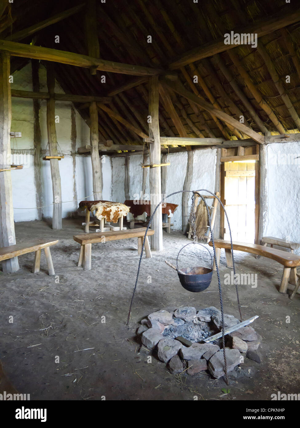 Interior of medieval house Interior of medieval house