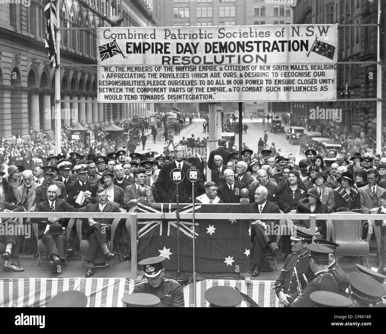 'Empire Day' in Australia, 1932 Stock Photo, Royalty Free Image