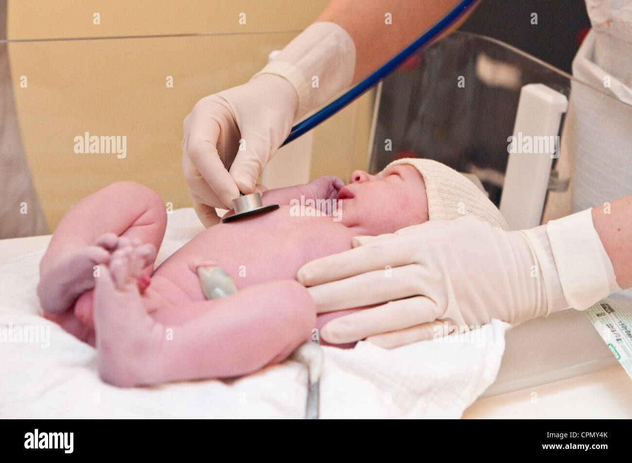 AUSCULTATION, NEWBORN Stock Photo, Royalty Free Image: 48403507 - Alamy