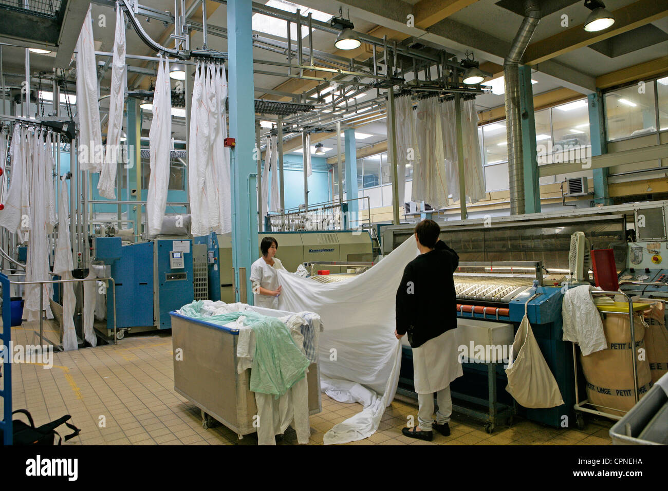 HOSPITAL LAUNDRY Stock Photo, Royalty Free Image 48415622 Alamy