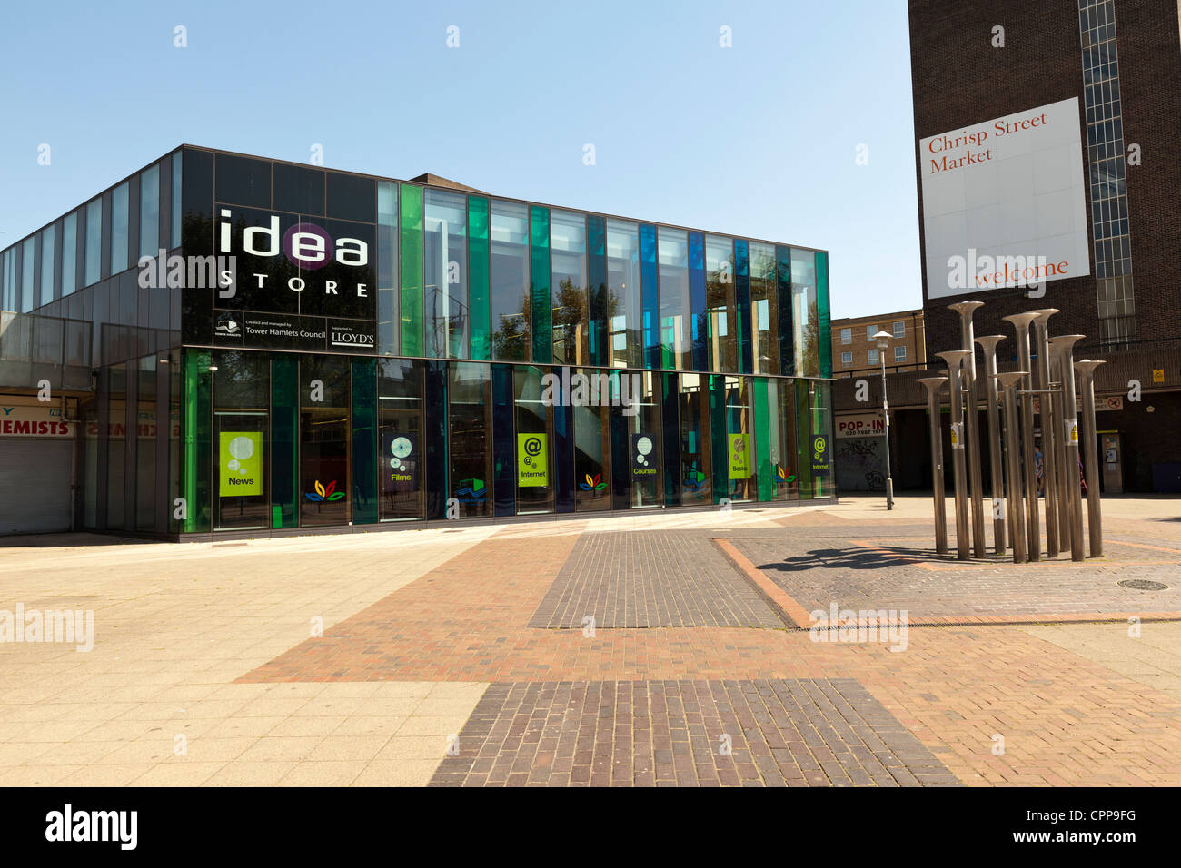 Idea Store (Library), Chrisp Street Market, Poplar, Tower Hamlets Stock Photo, Royalty Free ... Idea Store (Library), Chrisp Street Market, Poplar, Tower Hamlets Stock Photo, Royalty Free ...