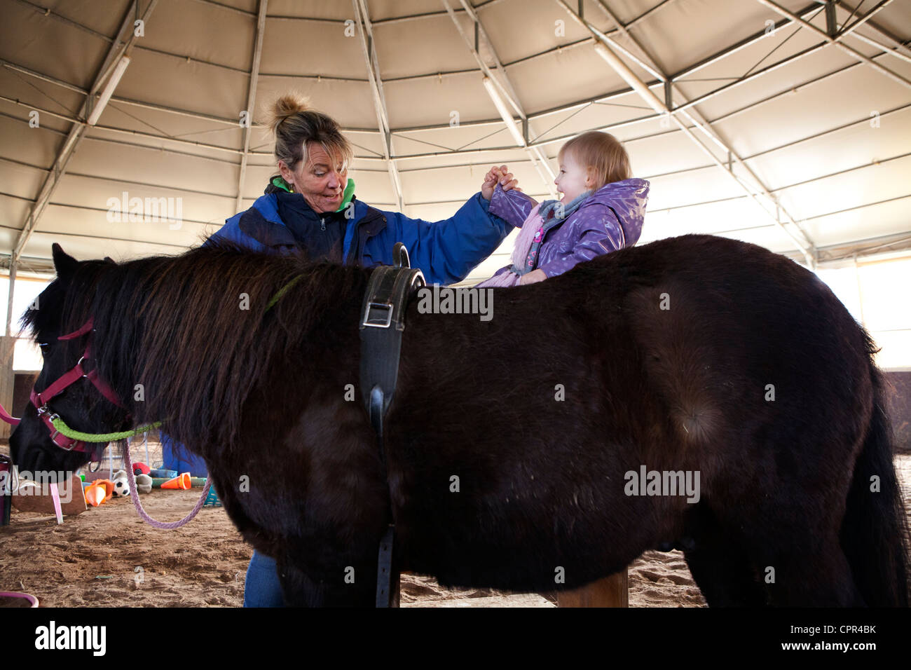 HIPPOTHERAPY Stock Photo, Royalty Free Image 48451527 Alamy