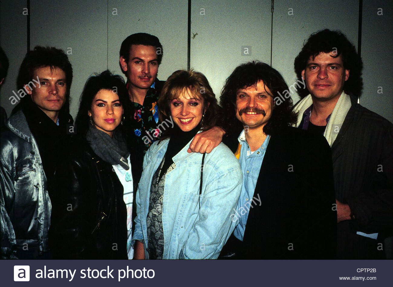 Genghis Khan (Dschinghis Khan), German pop group, group picture Stock ...
