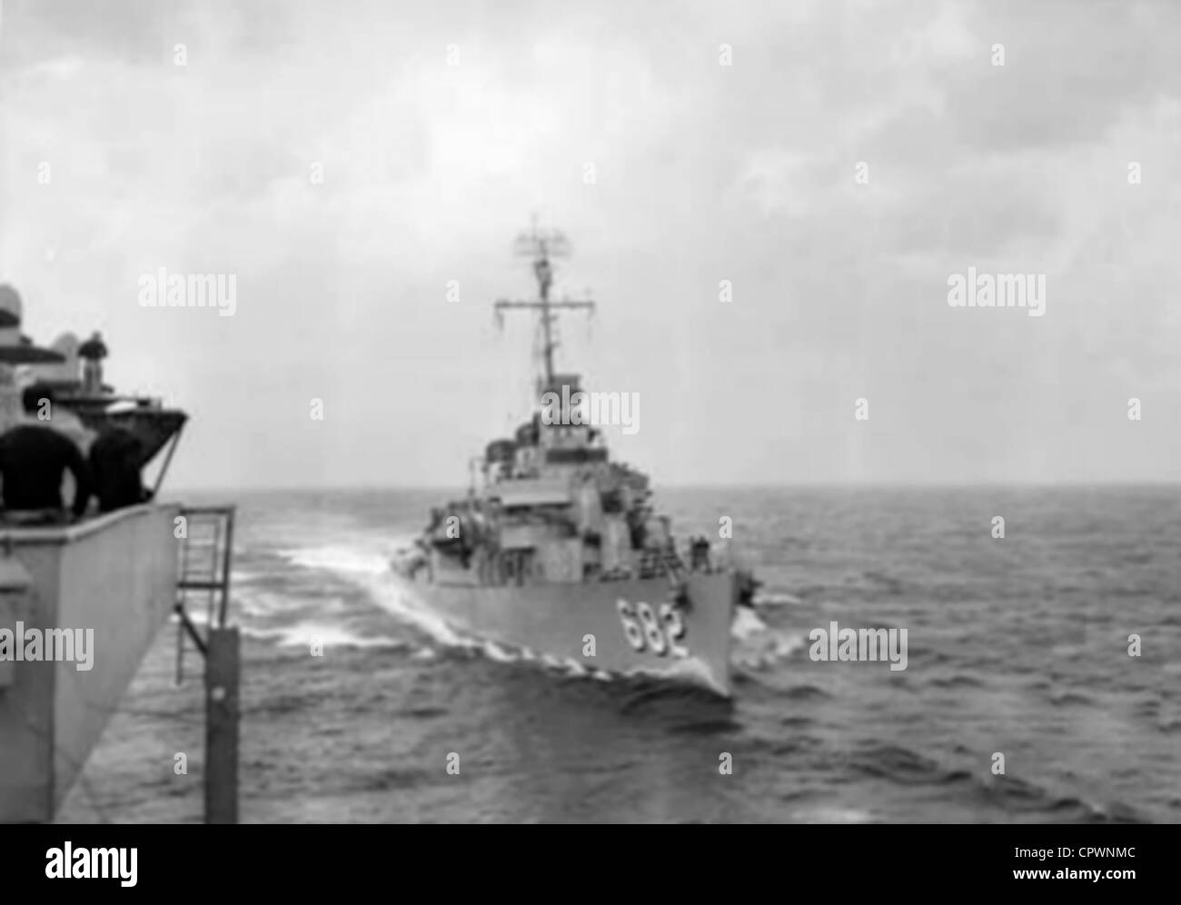 U.S. Navy ''Fletcher''class destroyer USS ''Porterfield'' (DD682