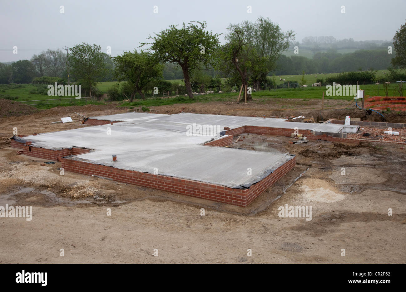 How To Build A Concrete Slab On A Hill