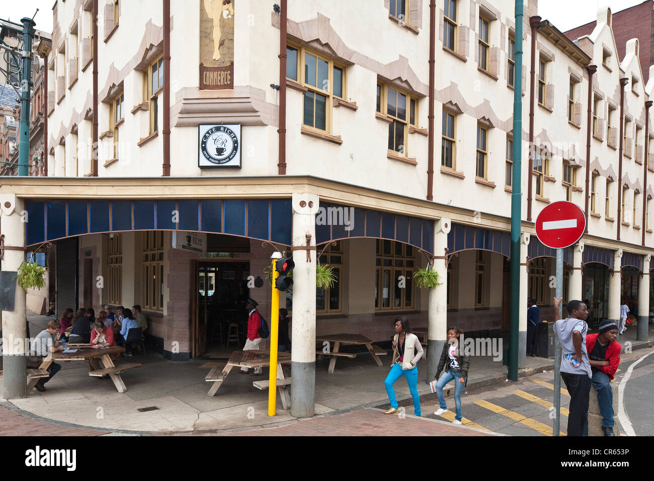 South Africa, Gauteng Province, Pretoria, Church Square, Riche Cafe