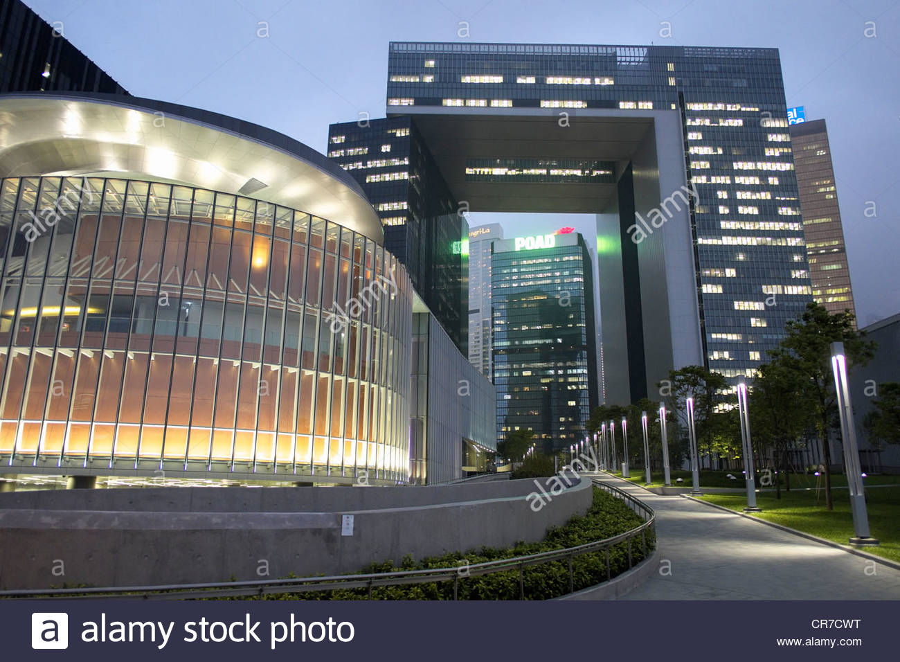 New office buildings for Hong Kong Government civil service in Stock Photo, Royalty Free Image