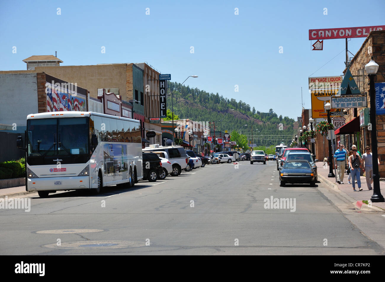 Downtown Williams, Arizona (old Route 66 town Stock Photo 48727002 Alamy