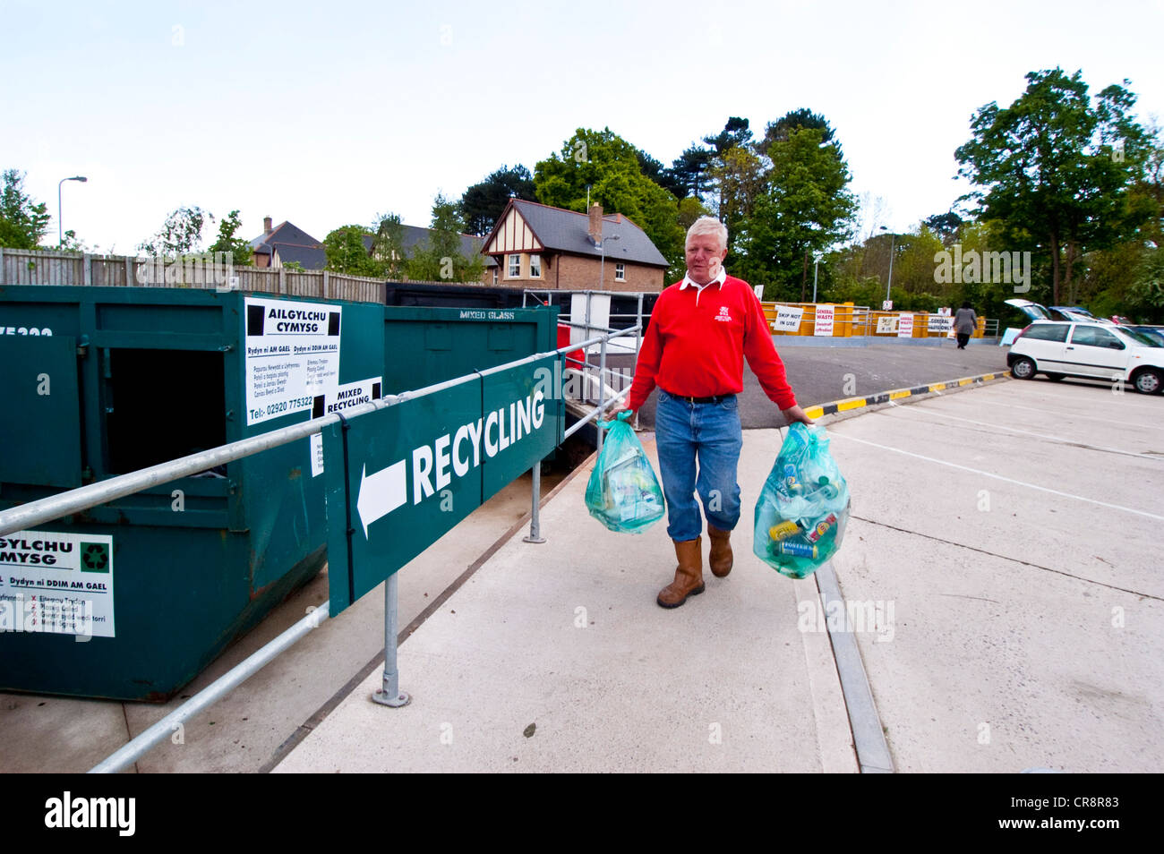 Recycling Centre Stock Photo, Royalty Free Image 48751699 Alamy