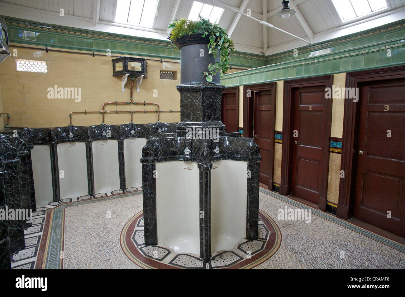Victorian toilets on the seafront at Rothesay Stock Photo, Royalty Free