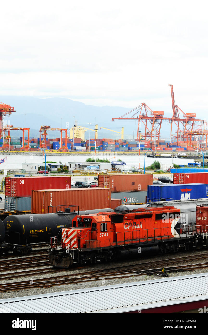 Vancouver freight terminal Stockfoto, Lizenzfreies Bild 48819476 Alamy