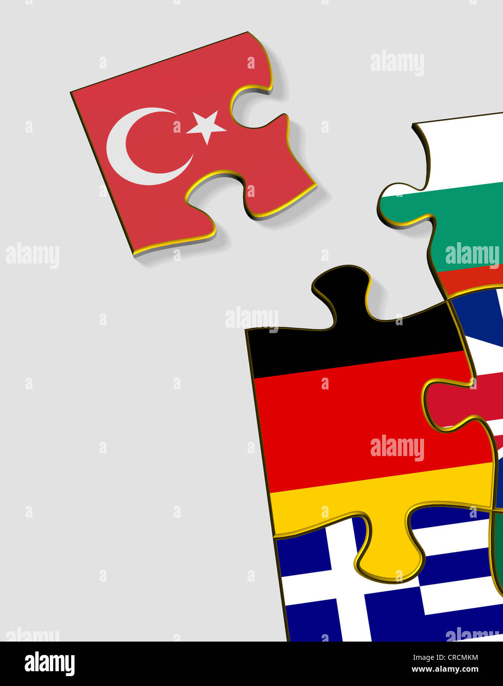 Uncategorized Turkey Puzzle jigsaw puzzle pieces with national flags illustration symbolic image for the eu accession candidate turkey