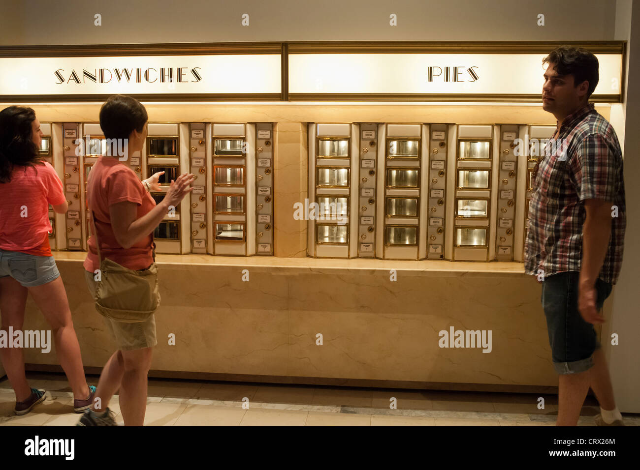 A recreation of the famous Horn & Hardart Automat Stock Photo, Royalty